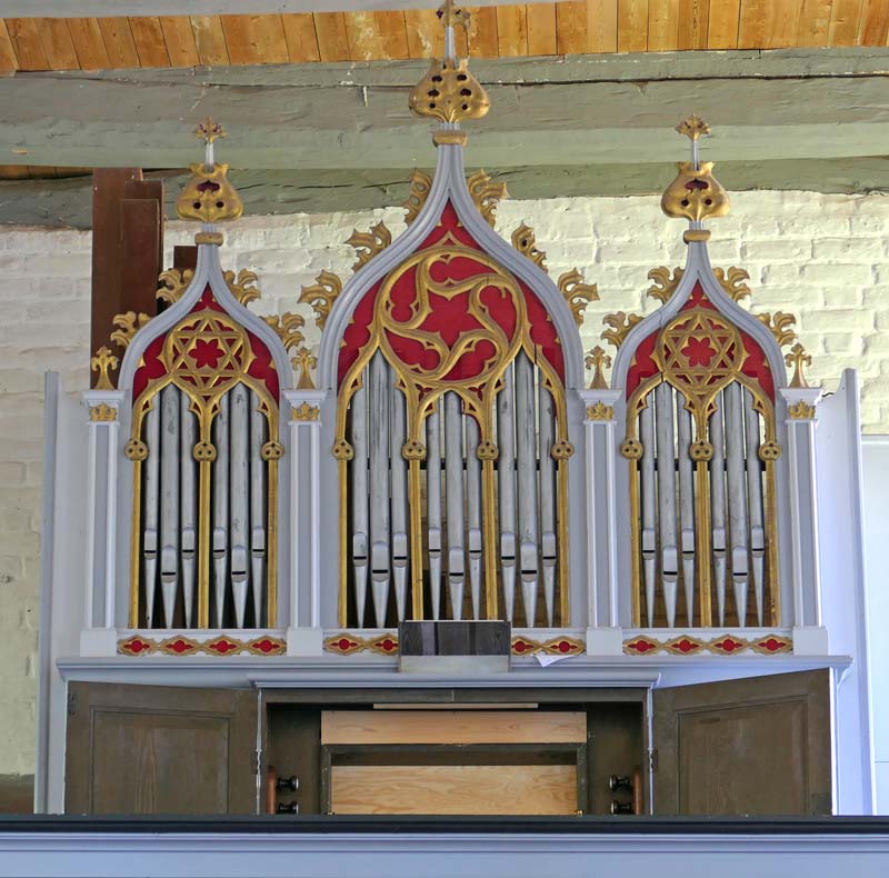Orgel in der Kirche Ahrenshagen